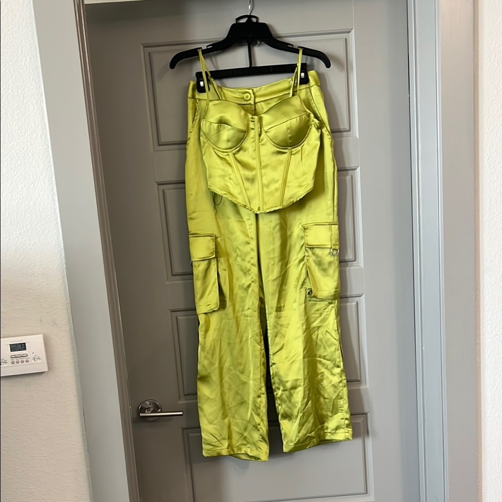 Sincerely Jules Green Jumpsuit with Flowing Silhouette